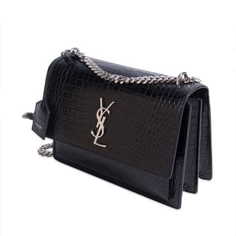 ysl croco handbag|saint laurent ysl crossbody bag.